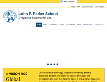Tablet Screenshot of parker.cps-k12.org