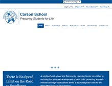 Tablet Screenshot of carson.cps-k12.org