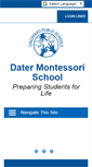 Mobile Screenshot of datermontessori.cps-k12.org