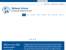 Tablet Screenshot of midwayschool.cps-k12.org