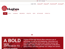 Tablet Screenshot of hughesstem.cps-k12.org